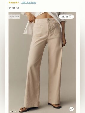 NWTs Anthropologie The Colette Pant Size 26